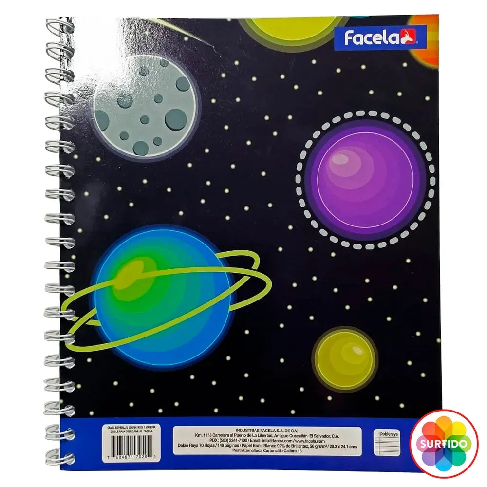 Cuaderno Facela Espiral