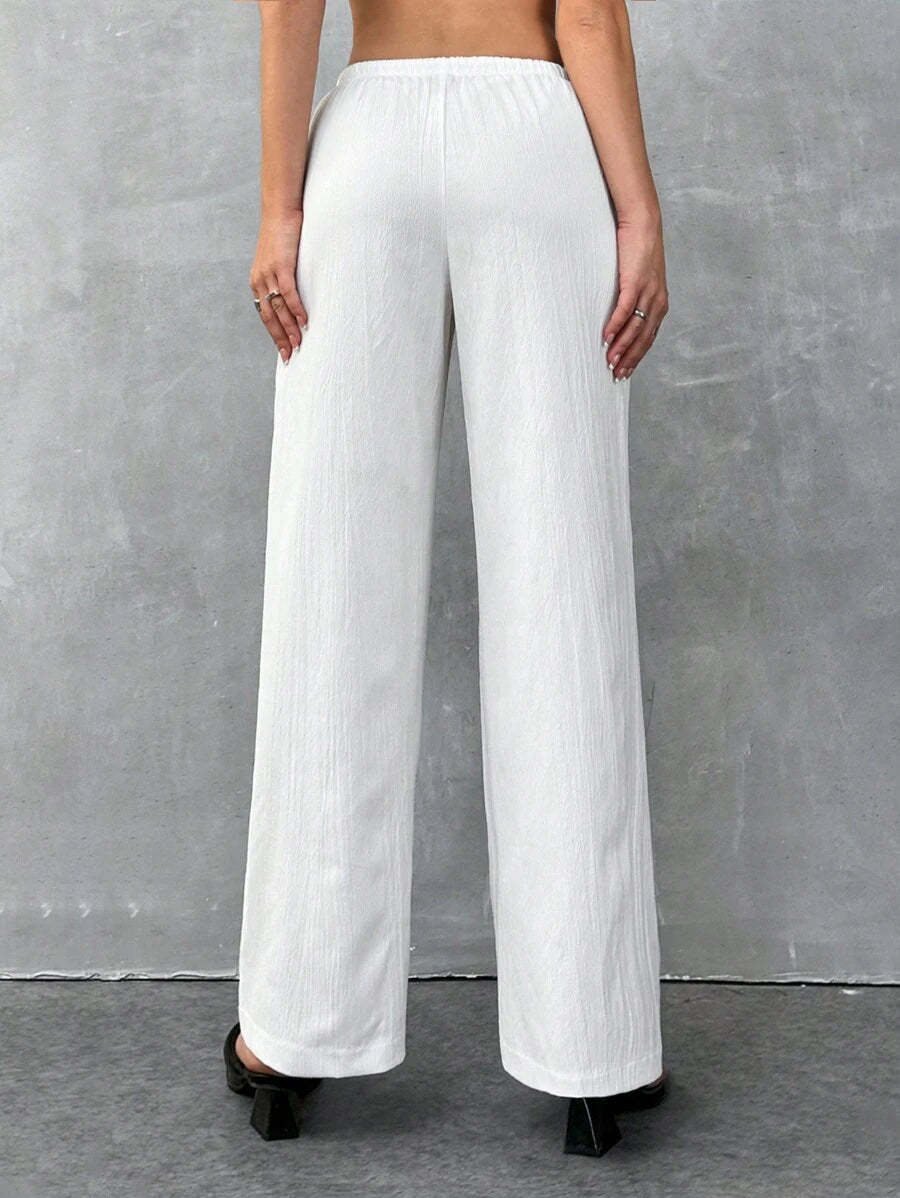 Pantalones rectos casuales para mujer