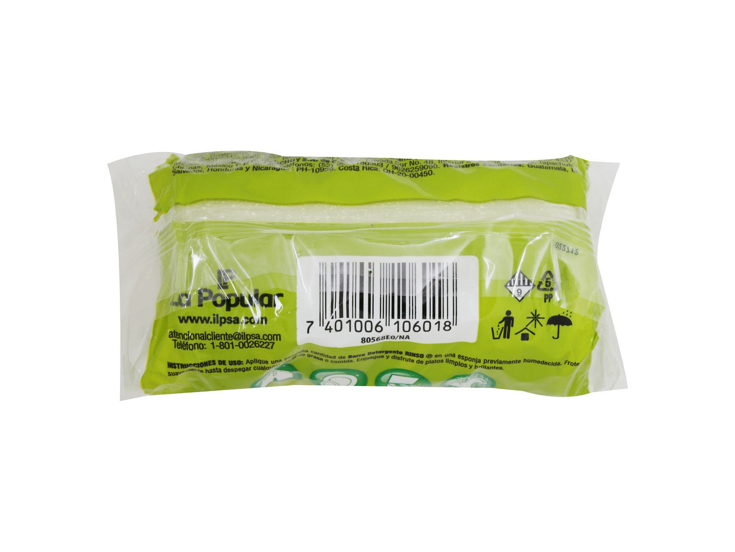 Jabón en barra cilindro Rinso aroma limón - 320 gramos