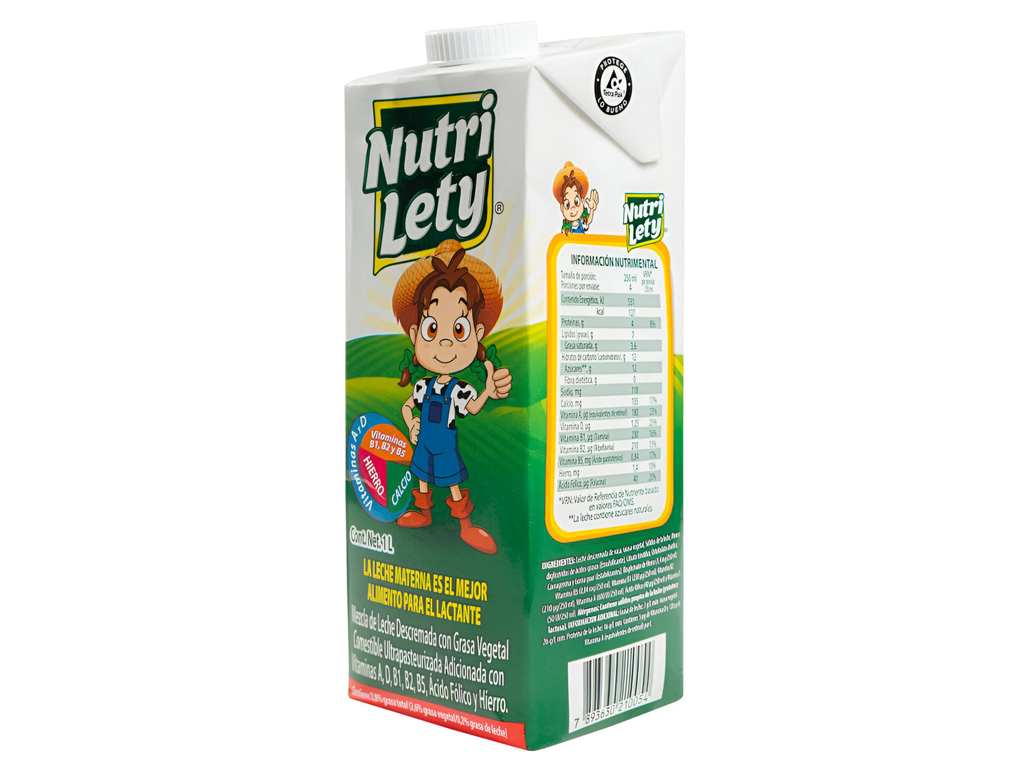 Leche Nutri Lety Lactea 2.2% Grasa - 1000ml (1 litro)