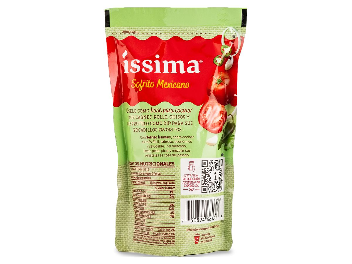 Sofrito Issima Mexicano Jalapeño 90 gramos