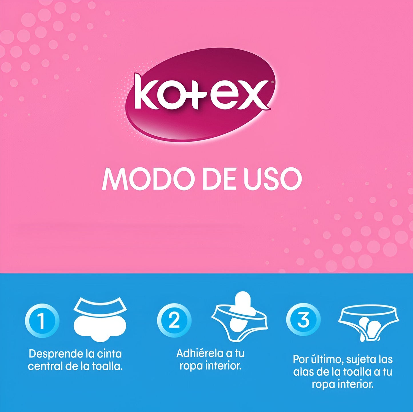 Toallas Femeninas Kotex Esencial Normal Con Alas - Paquete de 10 Unidades