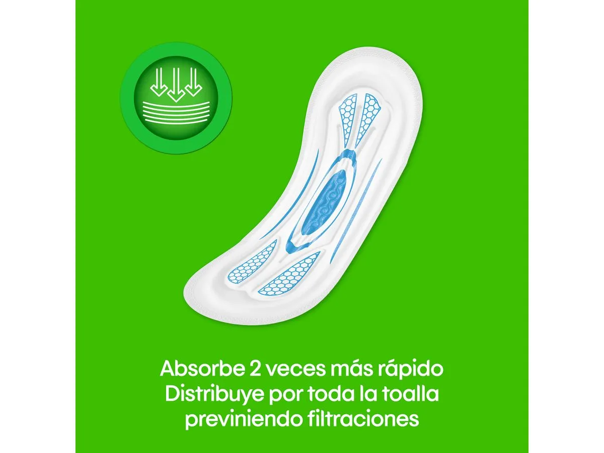Toallas Femeninas Kotex UltaProtect Manzanilla Sin Alas - 10Uds