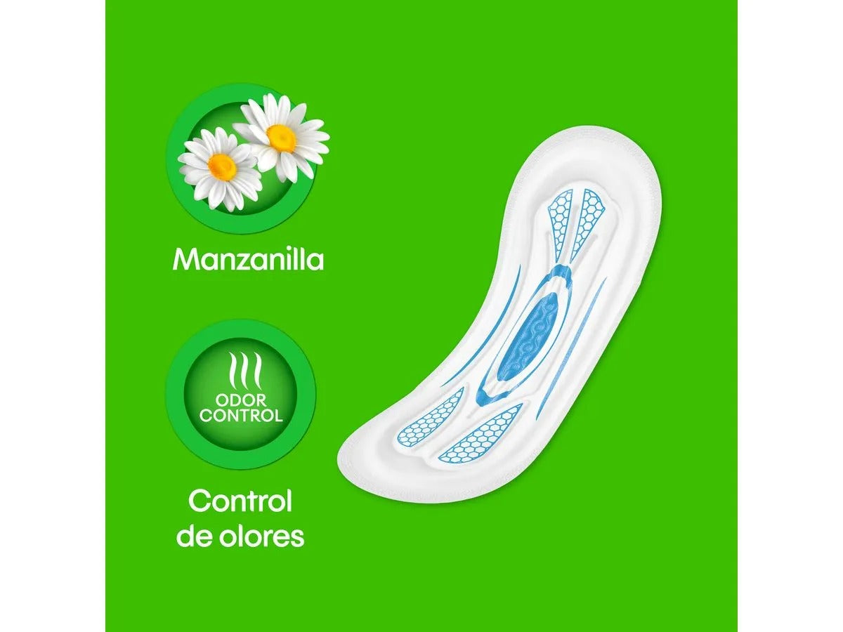 Toallas Femeninas Kotex UltaProtect Manzanilla Sin Alas - 10Uds