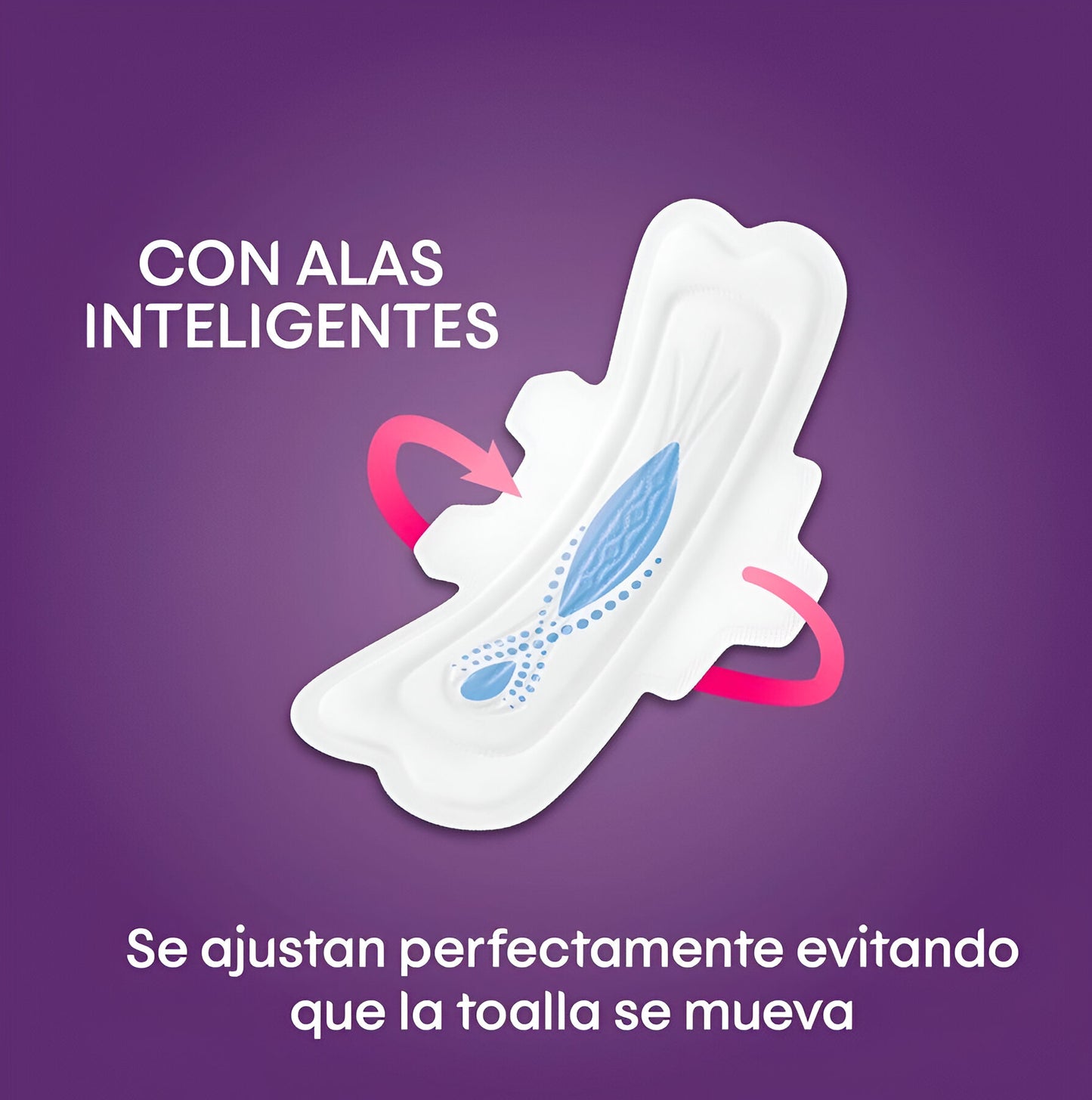 Toallas Femeninas Kotex Nocturnas Con Alas - 8 Unidades