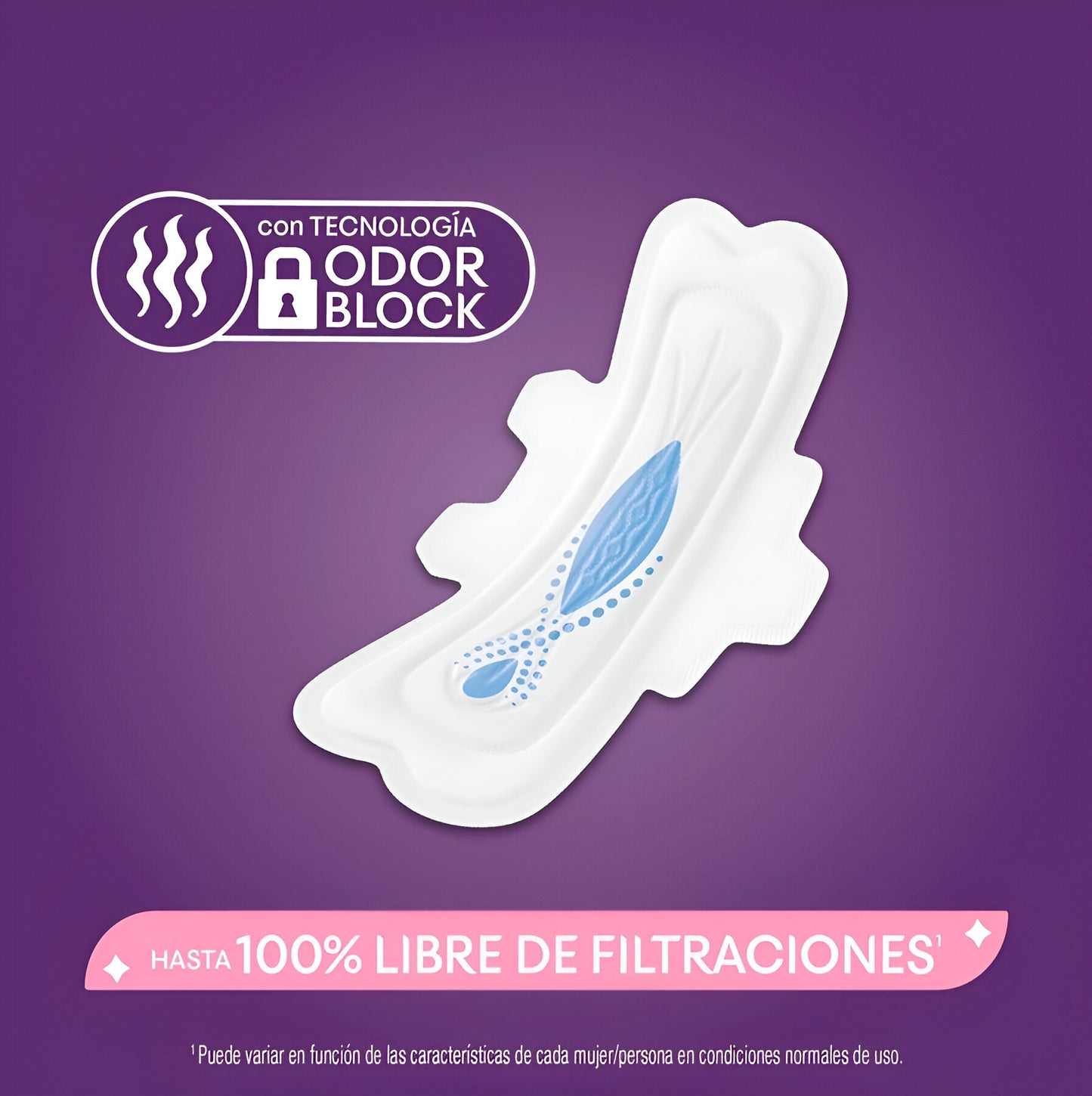Toallas Femeninas Kotex Nocturnas Con Alas - 8 Unidades