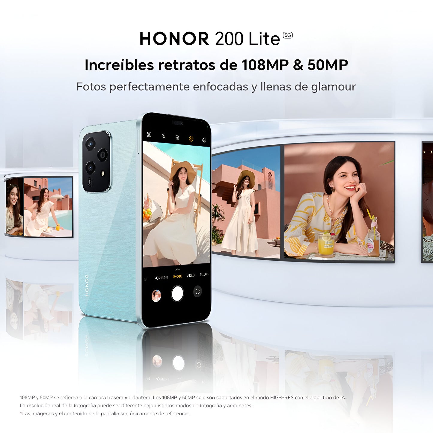 Honor 200 lite Cámara 108MPX Memoria ROM 256GB