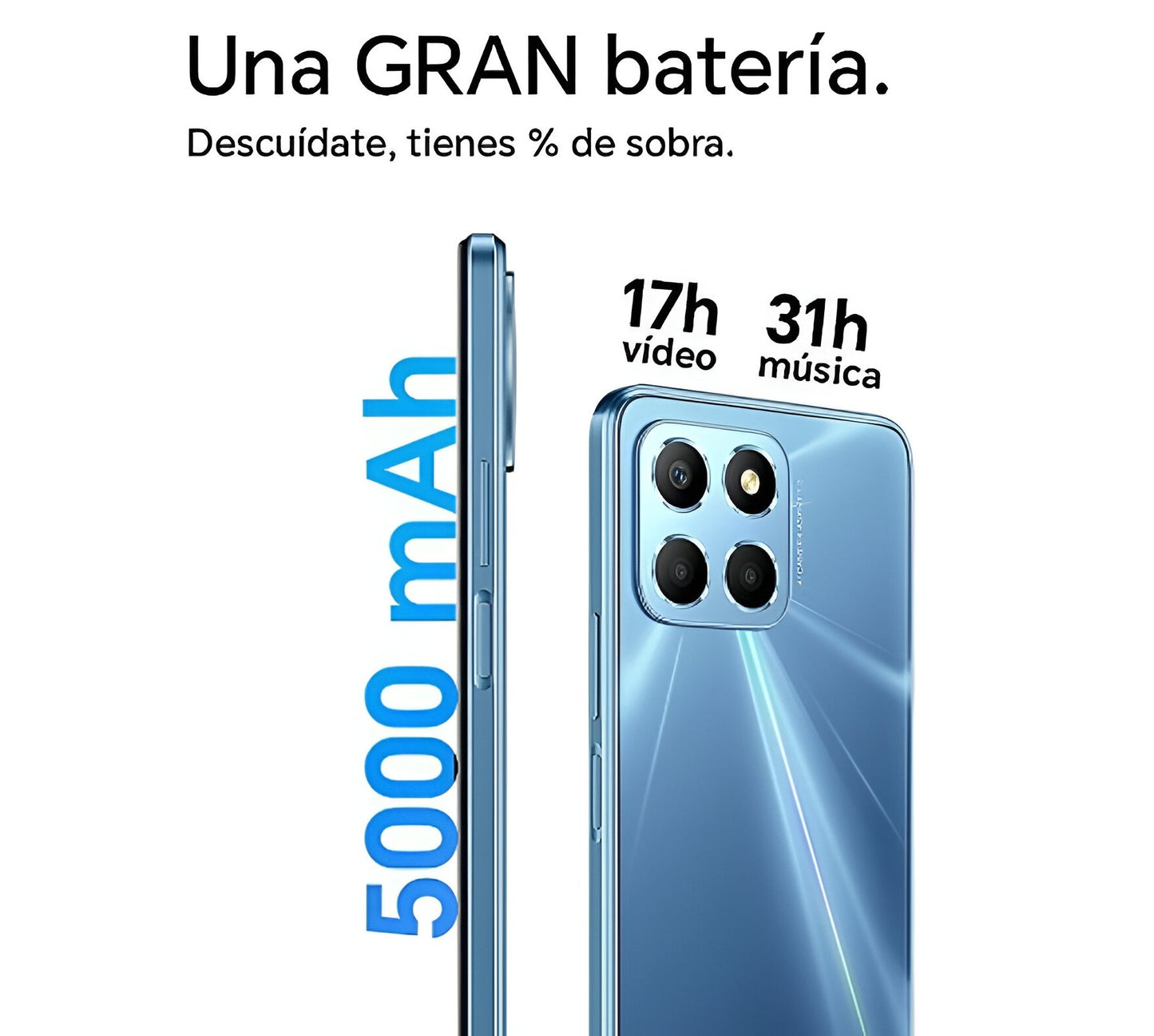 Honor X6 Cámara 50MPX Memoria ROM 128GB