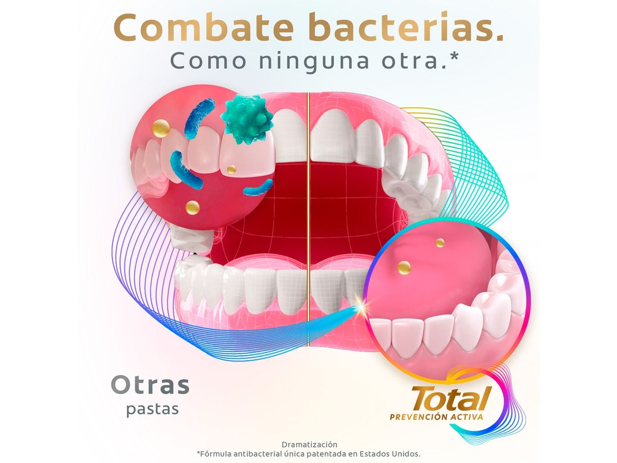 Pasta Dental Colgate Total Clean Mint Prevención Activa - 100 ml