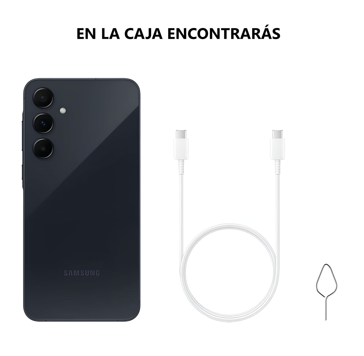 Samsung Galaxy A55 5G Negro Cámara 50MPX Memoria ROM 256GB
