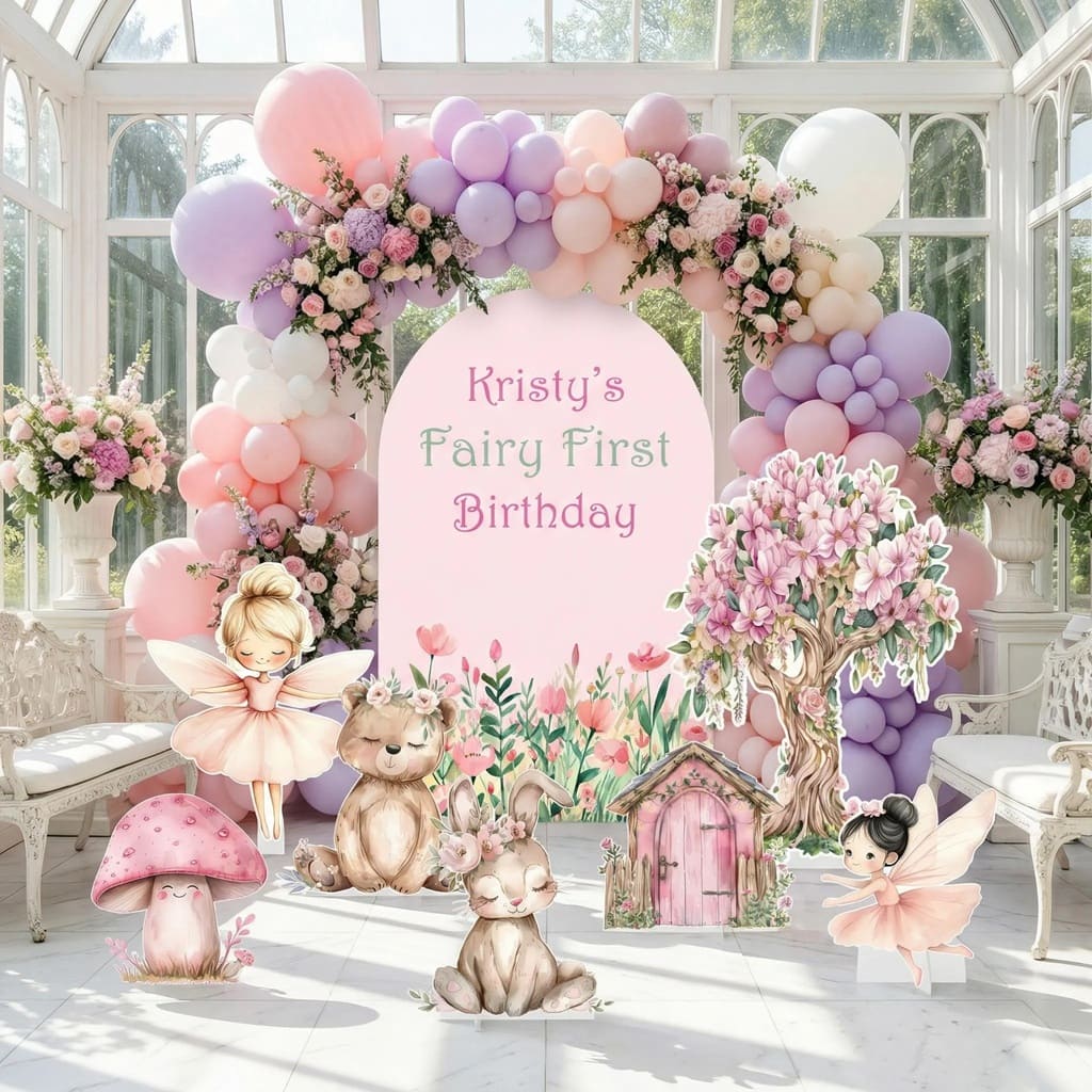 Kit decoración cumpleaños de hada