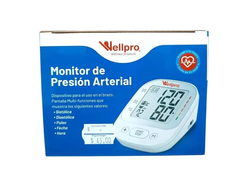 Wellpro Monitor De Presion Arterial Wellpro Brazo