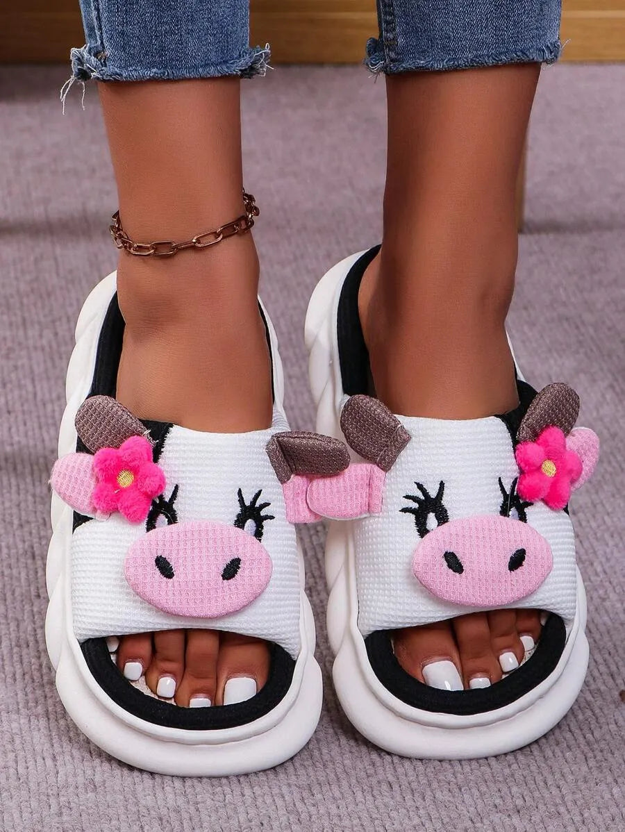 Pantuflas de vaca