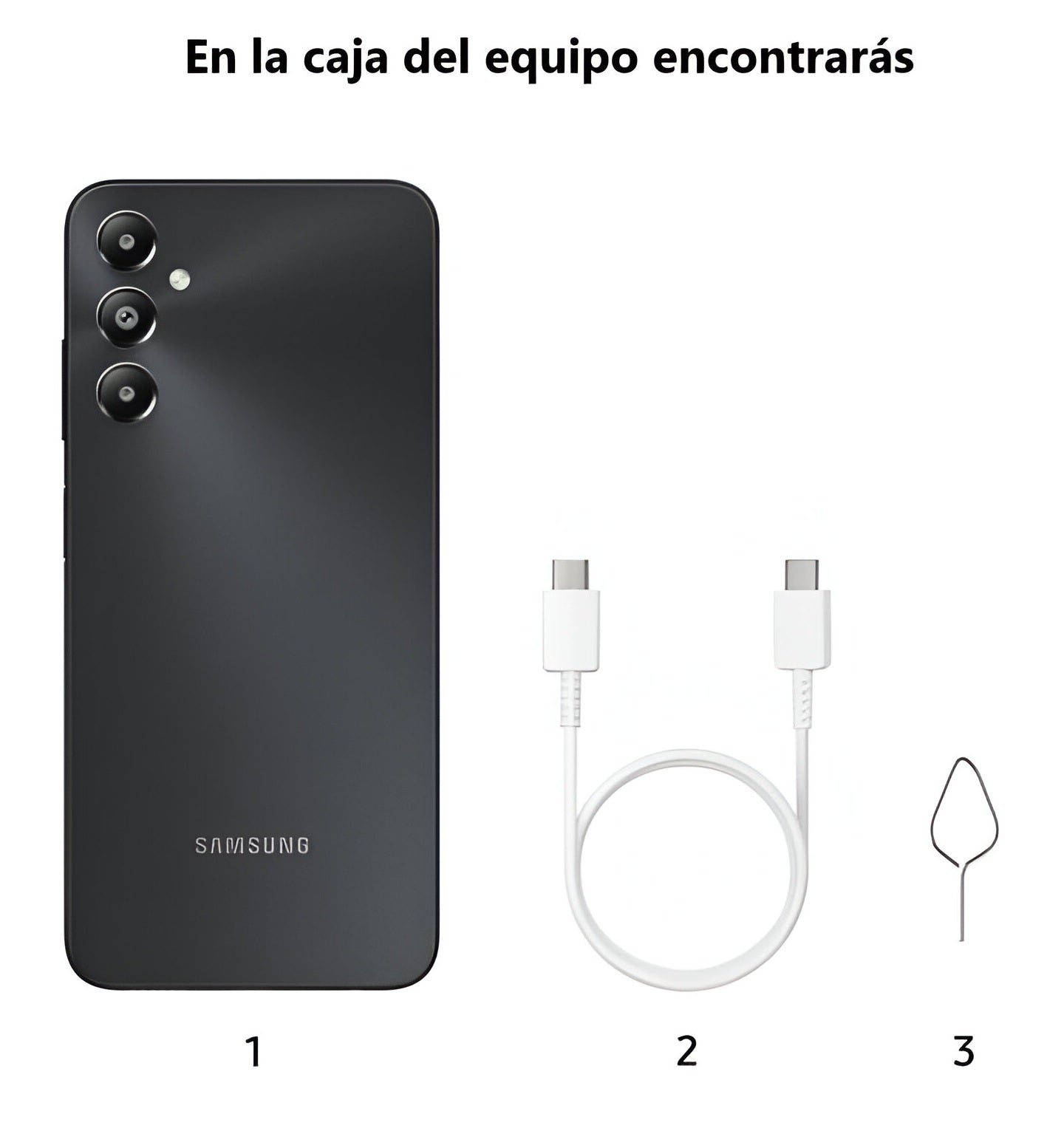 Samsung Galaxy A05s Negro Cámara 50MPX Memoria ROM 128GB