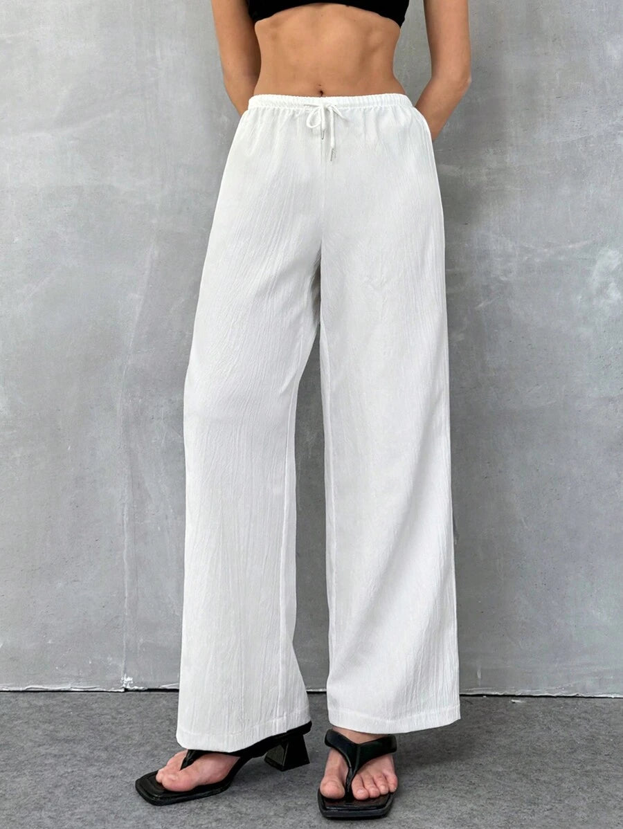 Pantalones rectos casuales para mujer