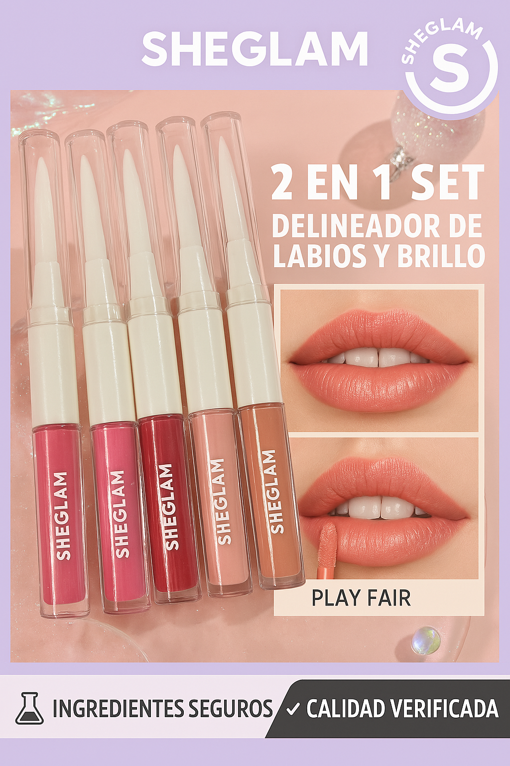 Lápiz Labial Líquido Hidratante