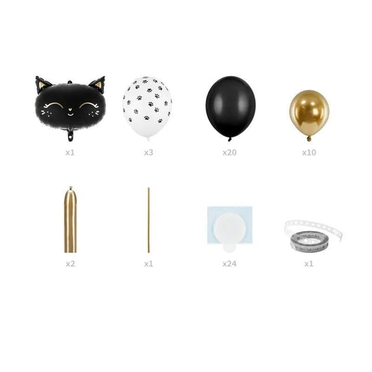 Bouquet Globos Gatito Negro (140cm)