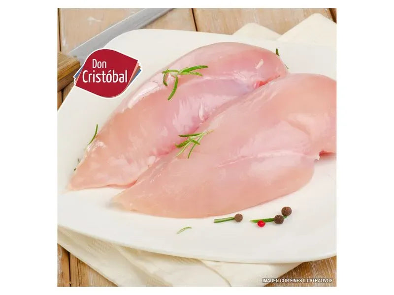 Filete Don Cristóbal de pollo sin piel empacado - Precio por 1 libra