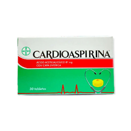 Cardioaspirina Caja X 30 Tabletas