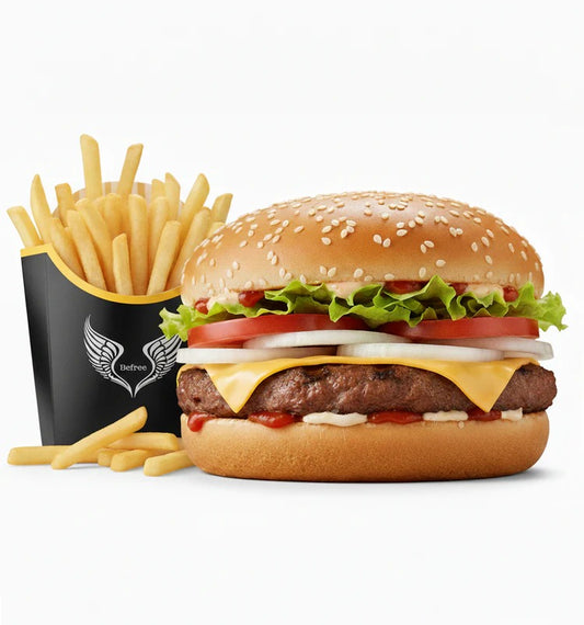 Hamburguesa con papas