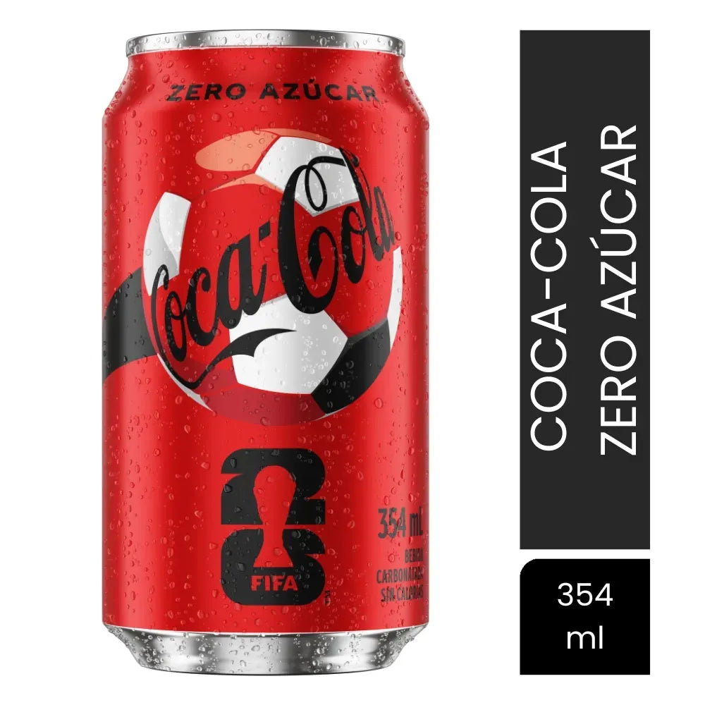 Gaseosa Coca Cola Sin azúcar Lata - 354 ml