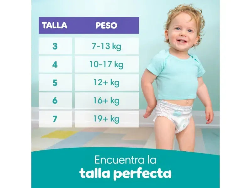 Pañales Pampers Cruisers 360 Talla 6 16+ kg Fácil de Subir - 48 Uds