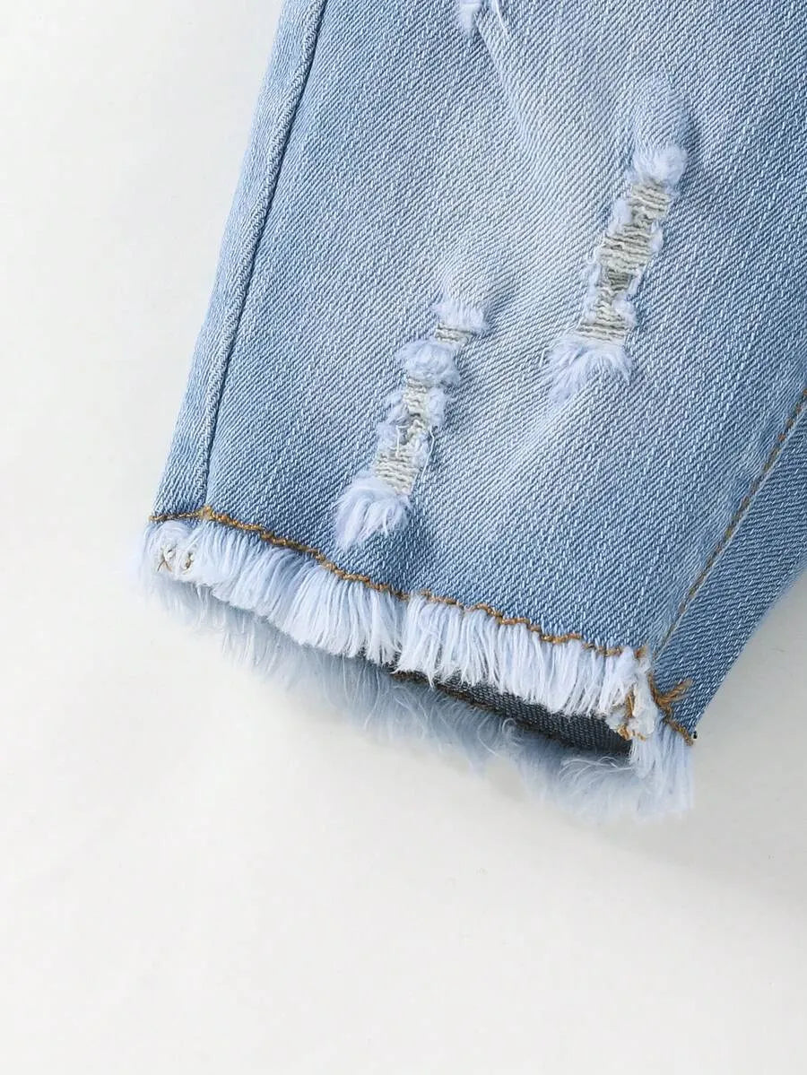 Pantalón corto vaquero casual para niños