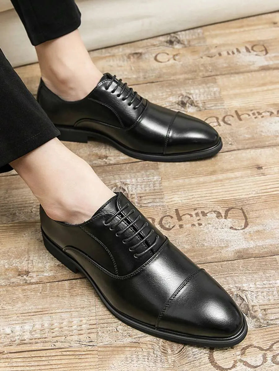 Zapatos Oxford suela de goma cómoda y antideslizante
