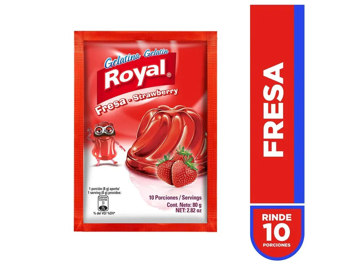 Gelatina Royal Sabor Fresa - 80g