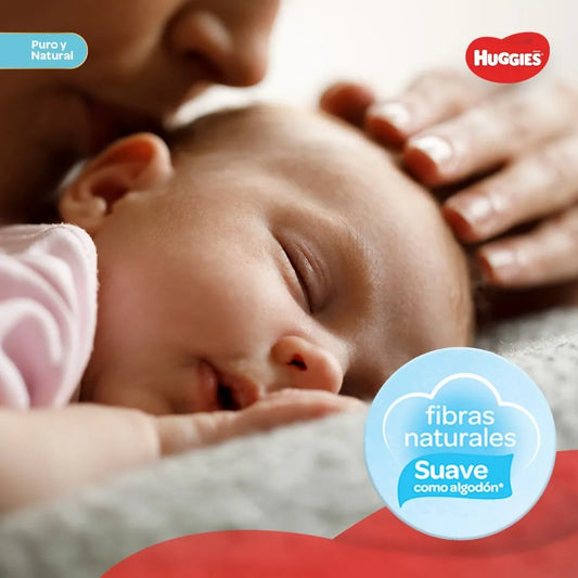 Toallas Húmedas Huggies Puro y Natural - 80 Unidades