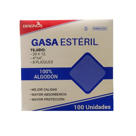 Gasa Esteril Caplin Point Laborat 10Cmx10Cm - Precio por 1 unidad