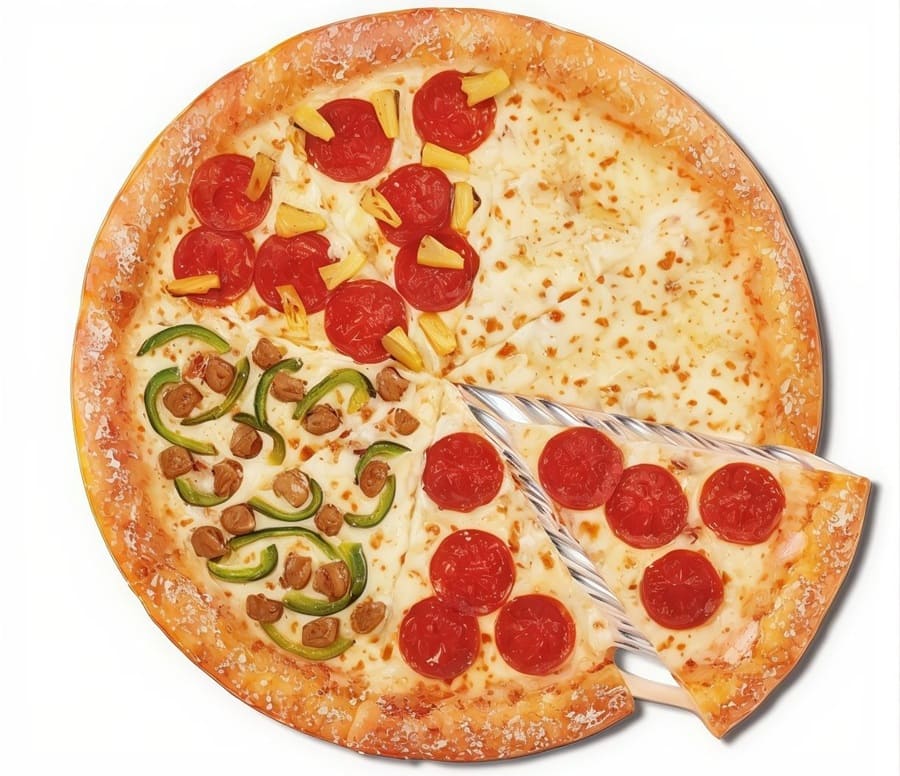 Pizza Mixta 12 Porciones
