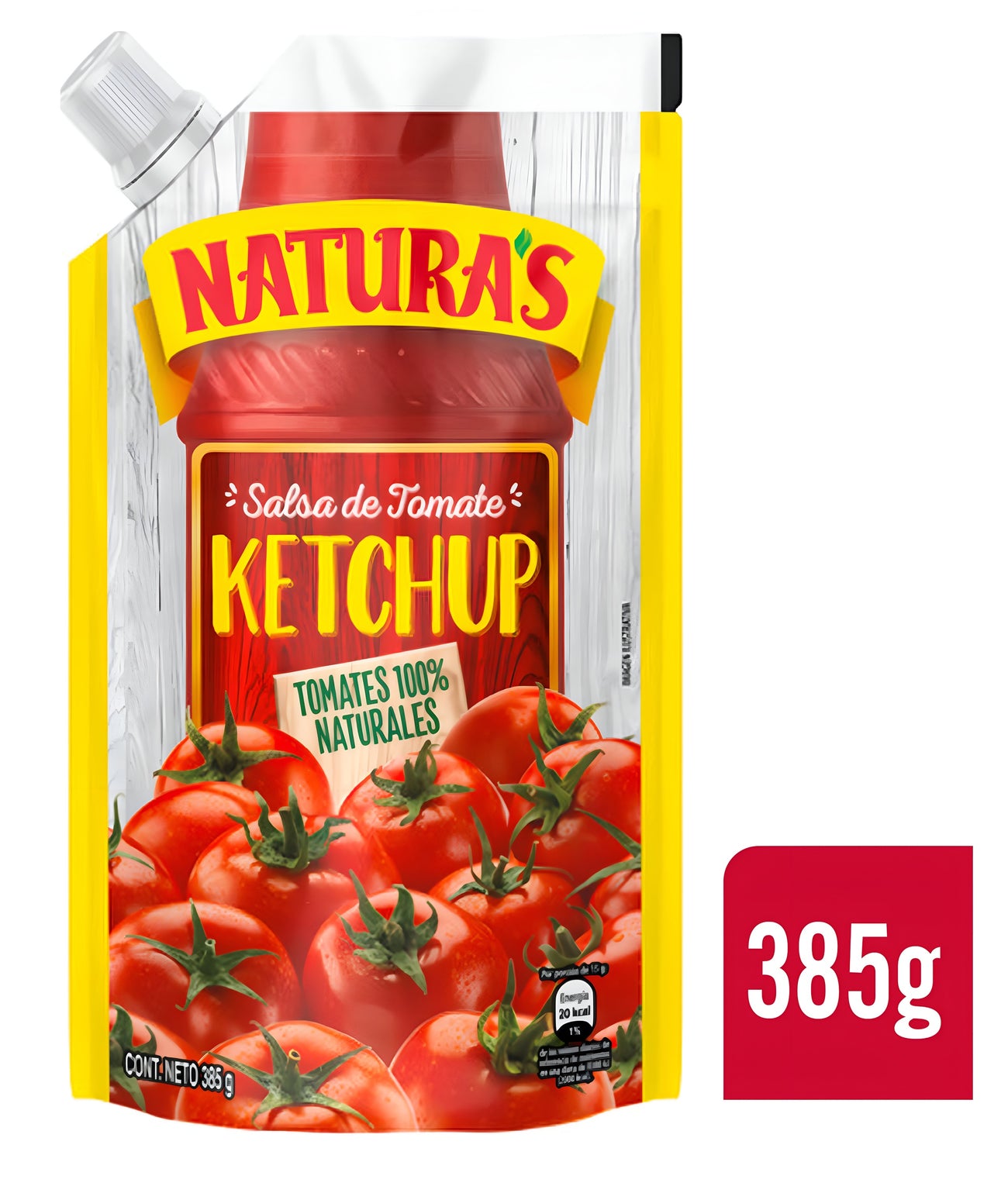 Salsa de Tomate Ketchup Naturas - 385 gramos